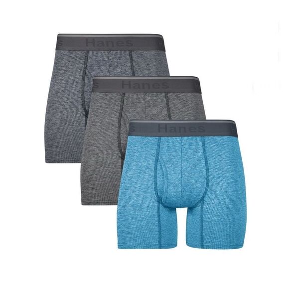 Hanes Comfort Flex Fit Breathable Stretch Mesh Boxer Brief 2, 3-Packs Size 2XL - Picture 3 of 10